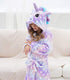 Unicorn Dots Bathrobe bathrobe Little Palace Store